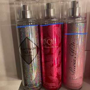 Paris Hilton mist - Säljer dessa Paris Hilton miss. Inköpta för 129kr st. Sträcken visar hur mkt det är tagit ur dom. 💕 80kr st förutom den ljusrosa som jag vill ha 60kr för, eller alla för 200kr. Köparen står för frakten 💕