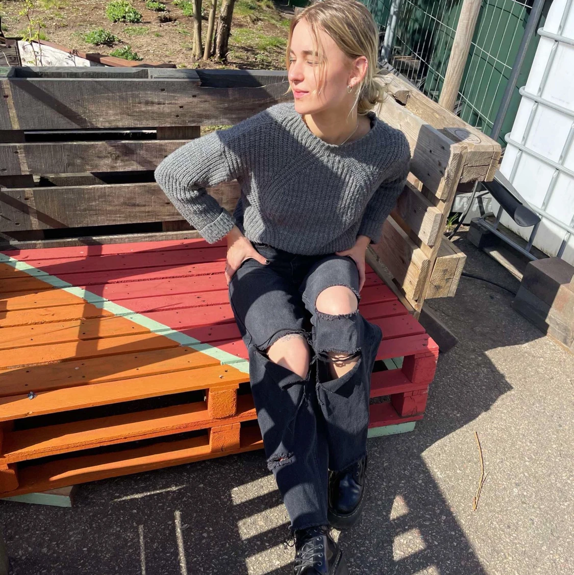 Stickad tröja  - 91