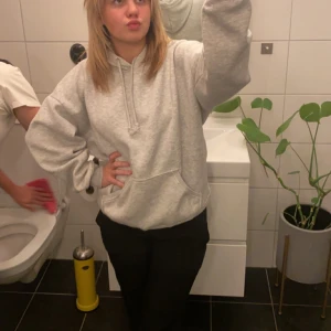 Hoodie från bikbok  - En grå hoodie ifrån bikbok i storlek M men sitter som    s/m bra skick 