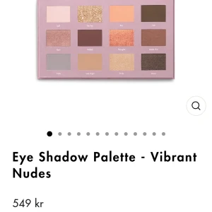 HICKAP VIBRANT NUDES PALETTE  - Nästan ny VIBRANT NUDES PALETT från HICKAP! jättefin formula på både de matta och skimmerna ,men jag använder den inte pga fel färger på mig!  Har testat den några gånger bara och givetvis decifinerat den inför försäljning.    Nypris 550.