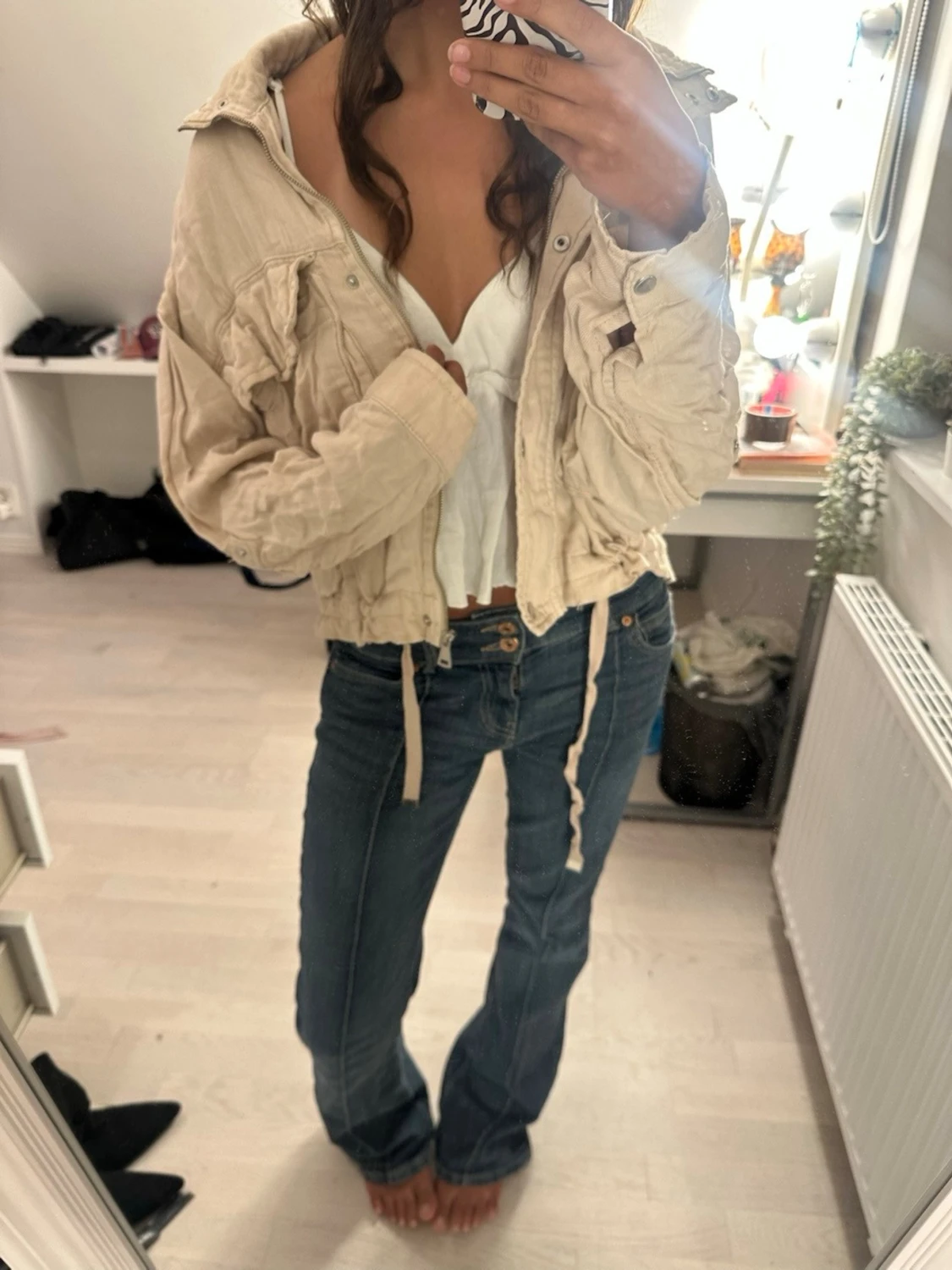 Beige vår jacka  - 1