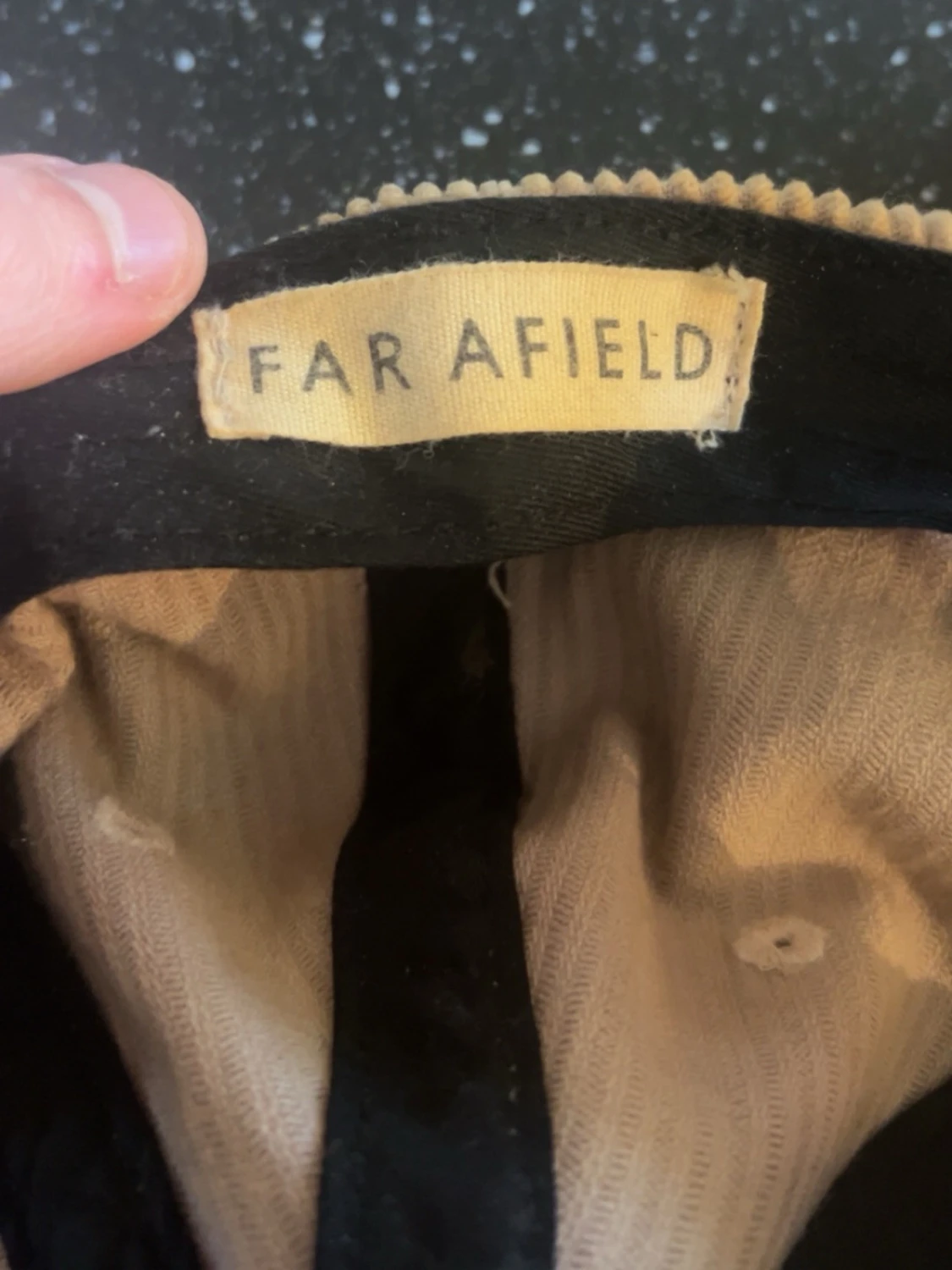 Beige manchesterkeps från Far Afield - 1