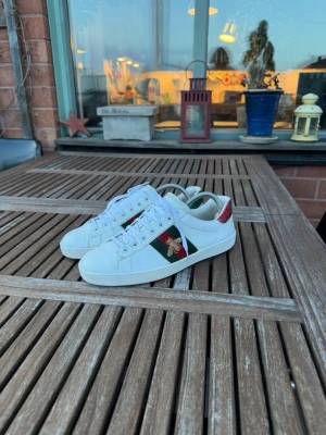 Gucci Ace - Ett par Gucci Ace i storlek 42 , äkthetsverifierade av Vestaire Collective, DM för frågor/pris 🔥 Nya skosnören originella följer med