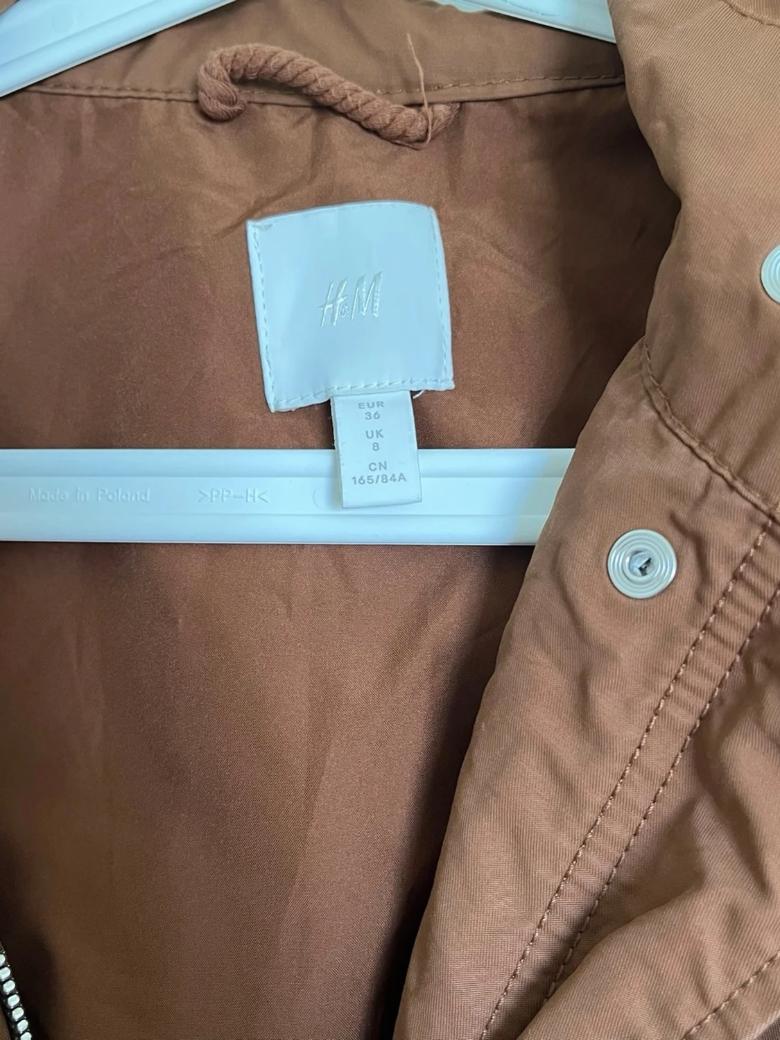 Brun parkasjacka från H&M - 2