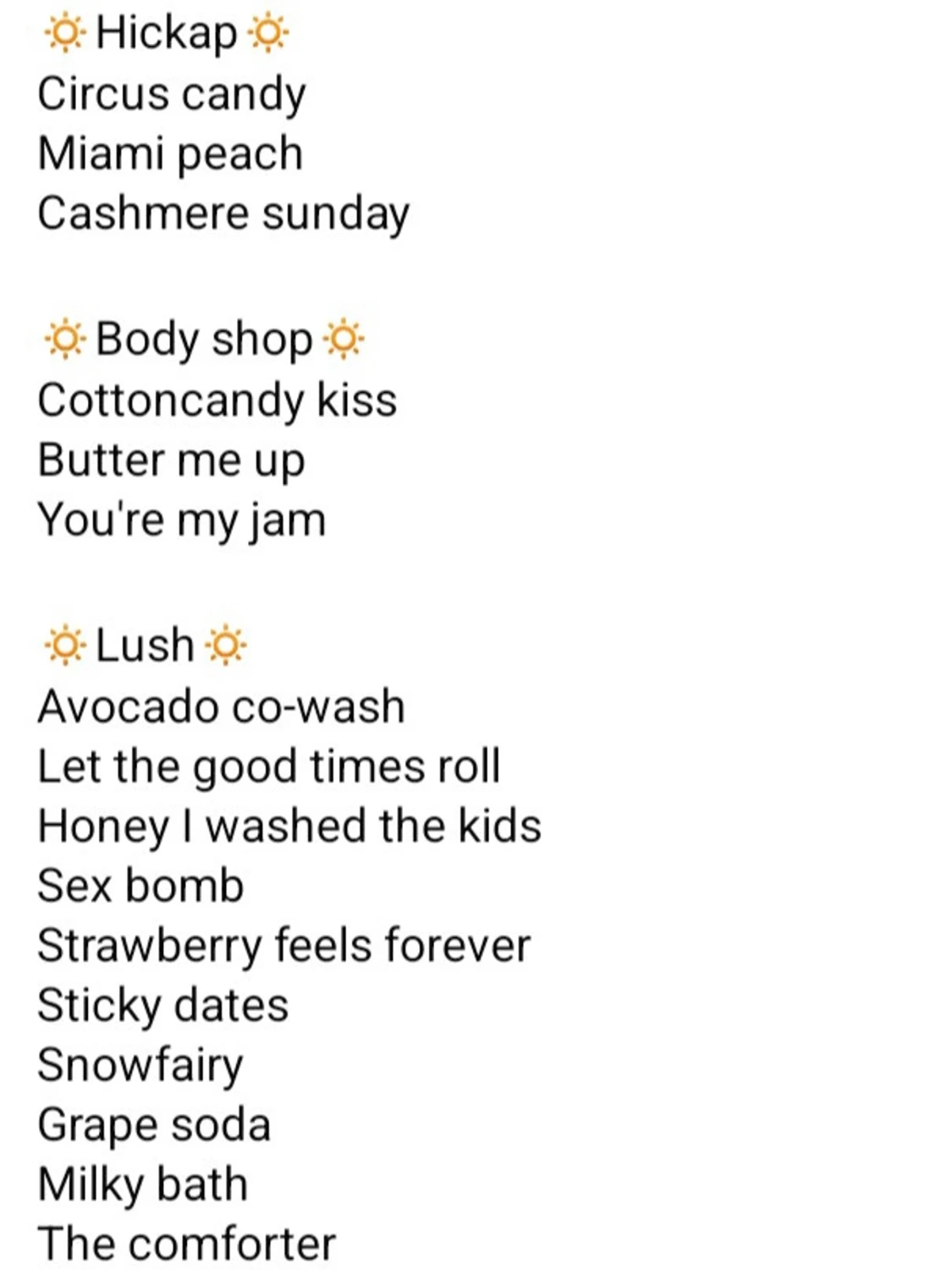 Bodyspray split 💟 - 2
