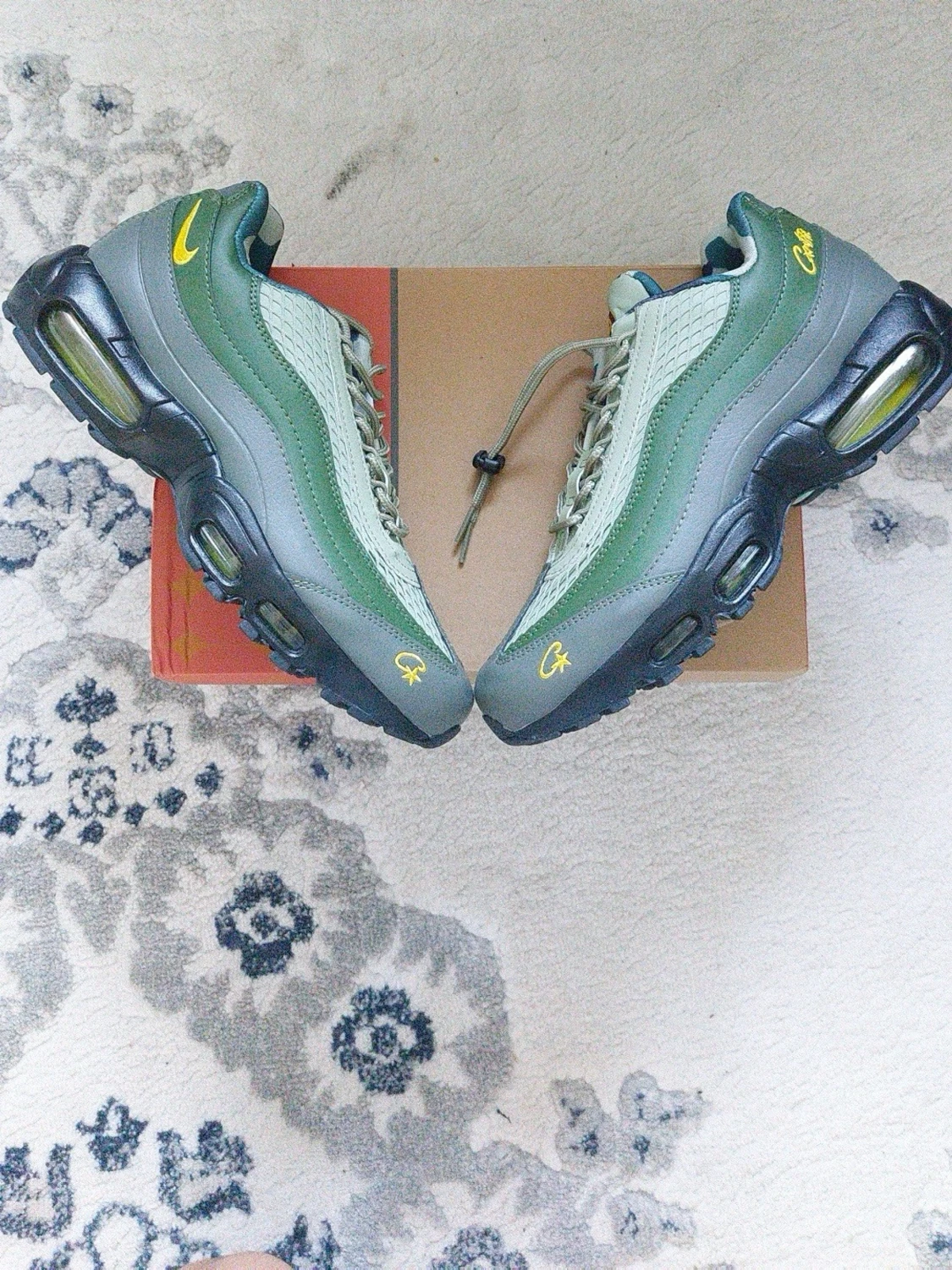 Nike Air Max 95 Corteiz Olive Grön Skor