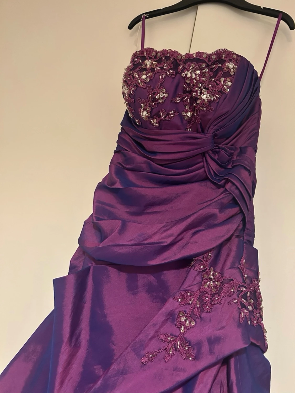 Vintage lila klänning - 2