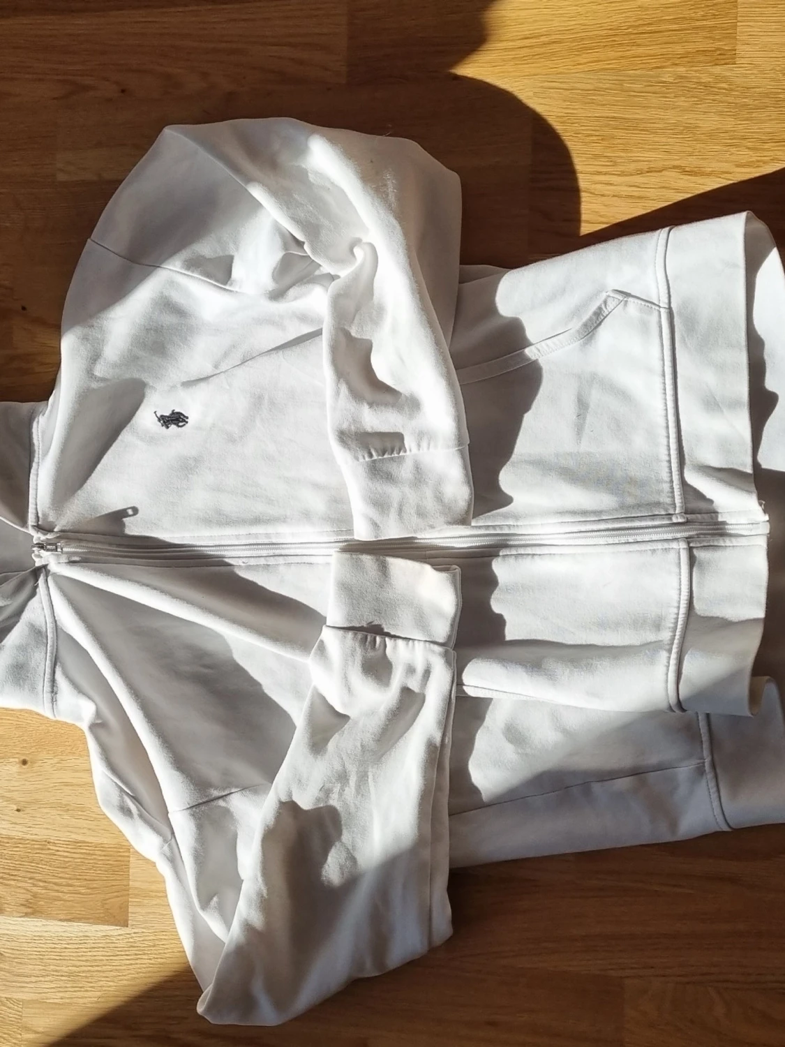 Vit hoodie från Polo Ralph Lauren