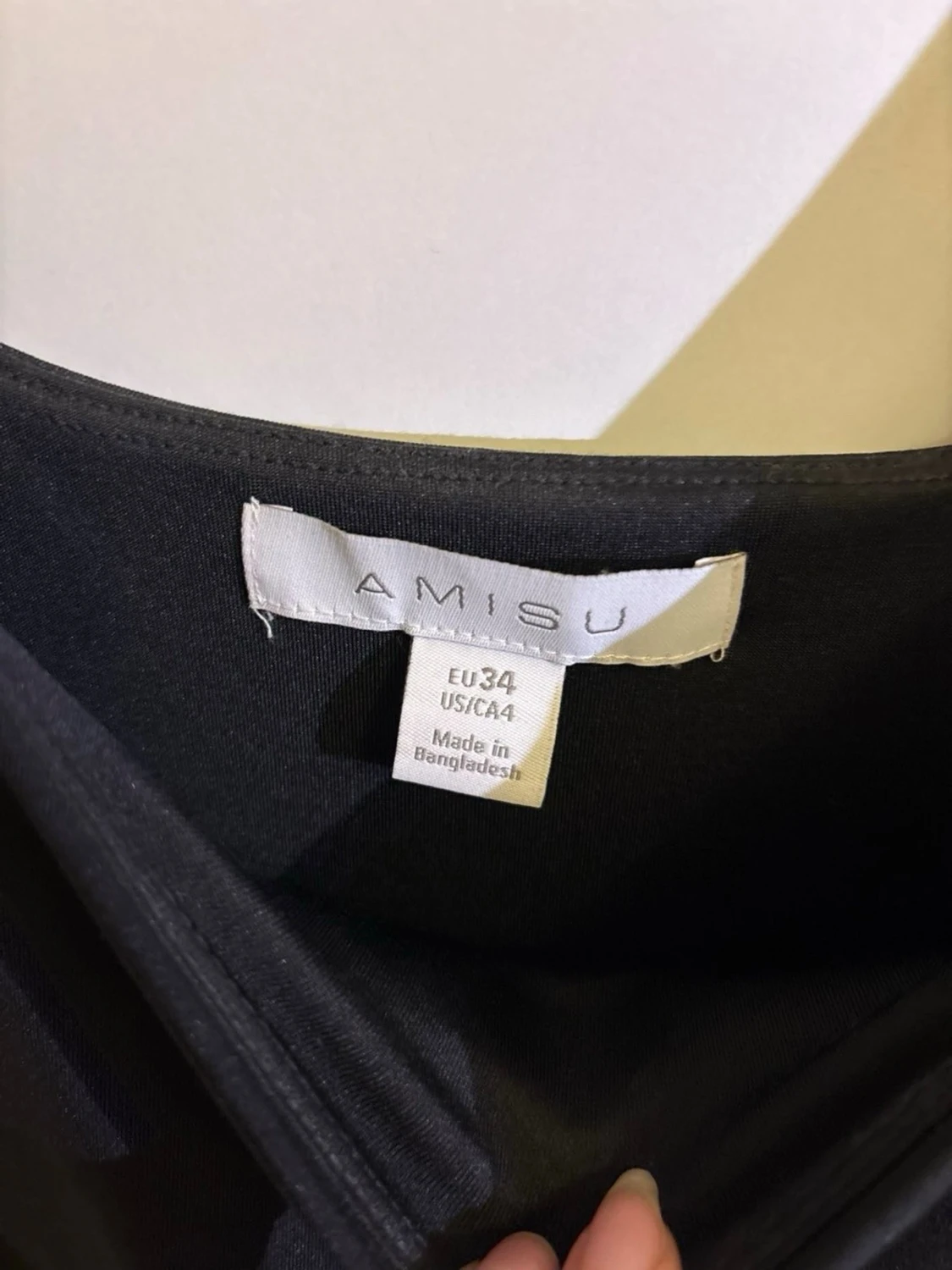 Svart klänning från Amisu - 1