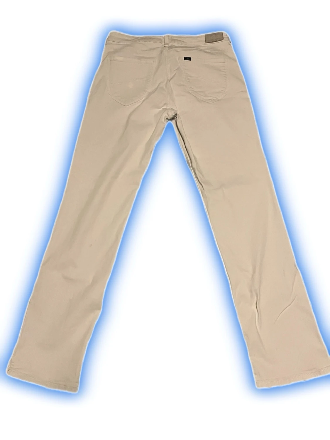 Vita raka jeans från Lee - 1