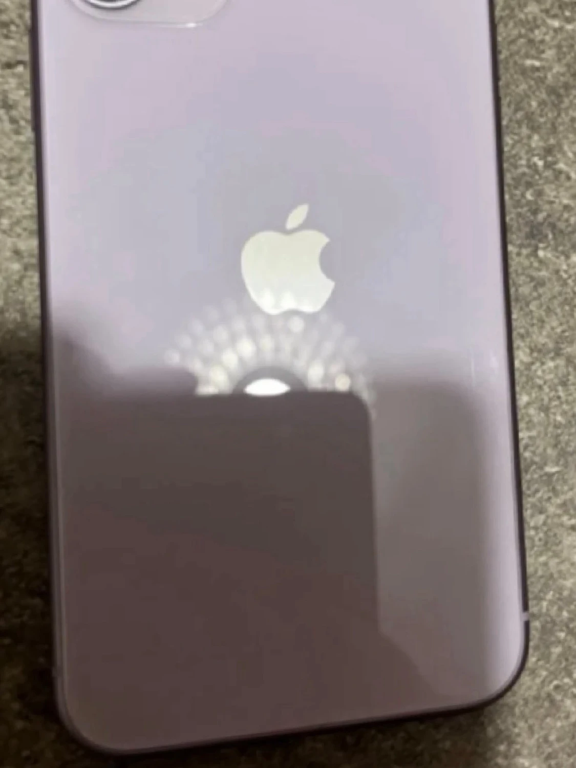 Lila iPhone 11 med glasbaksida - 1