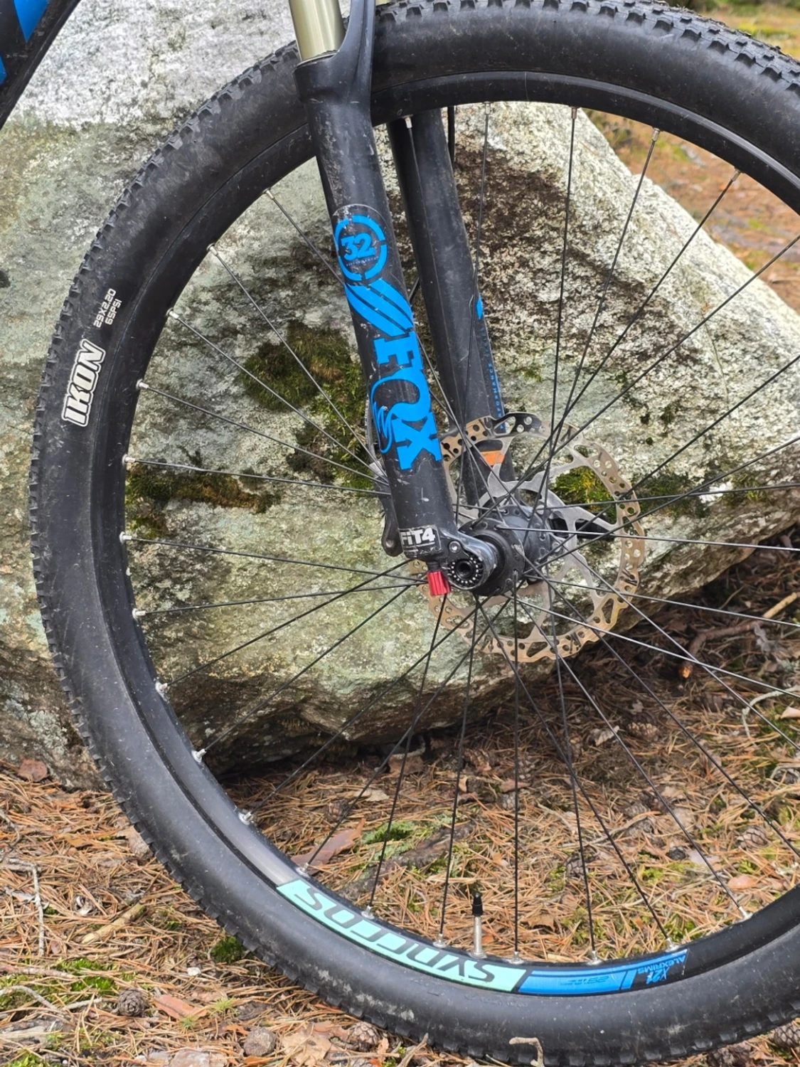 Scott scale 935 mountainbike svart/grön/blå - 2