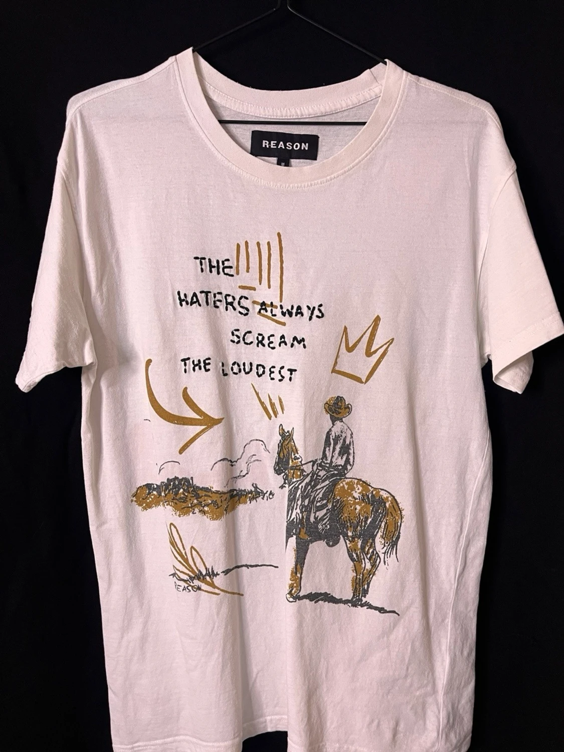 Vit t-shirt med tryck från Reason