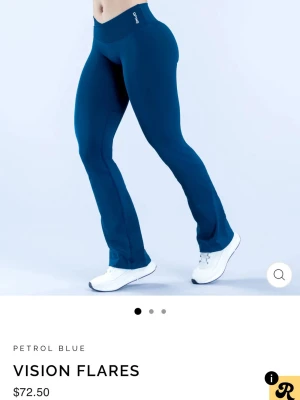 Dfyne vision flares - Säljer ett par vision flares från dfyne i storlek xs regular och färgen petrol blue. Har använt ett par gånger och säljer för att jag vill ha en större storlek