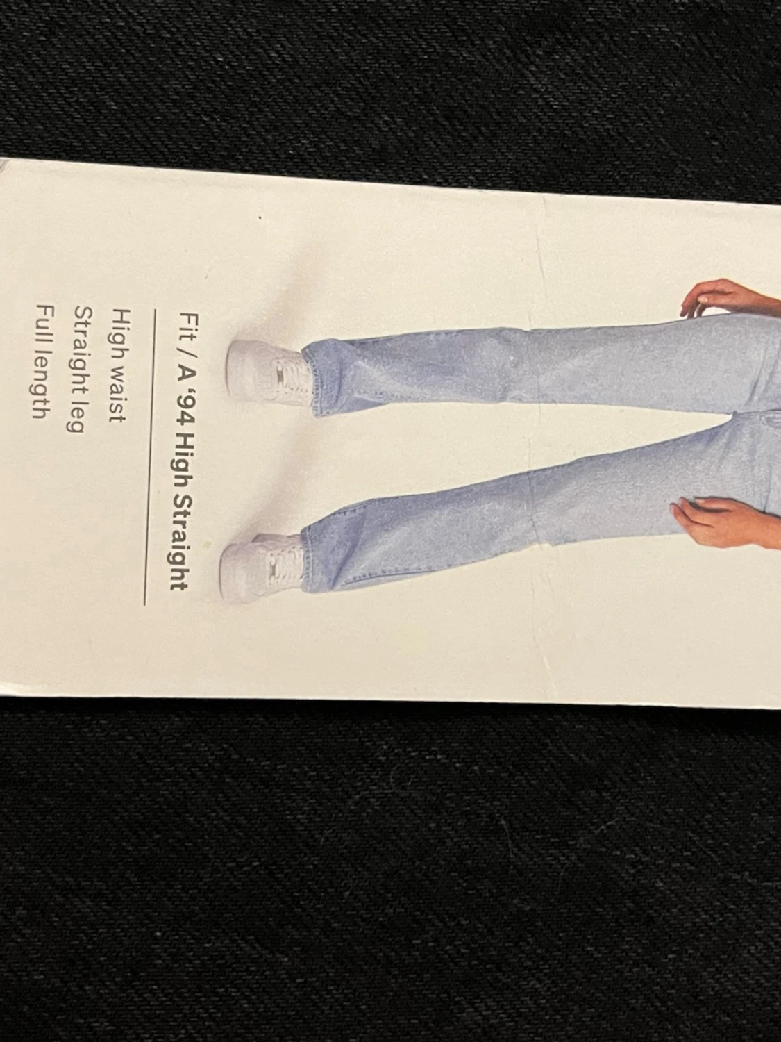 Svarta high waist jeans från Abrand - 1