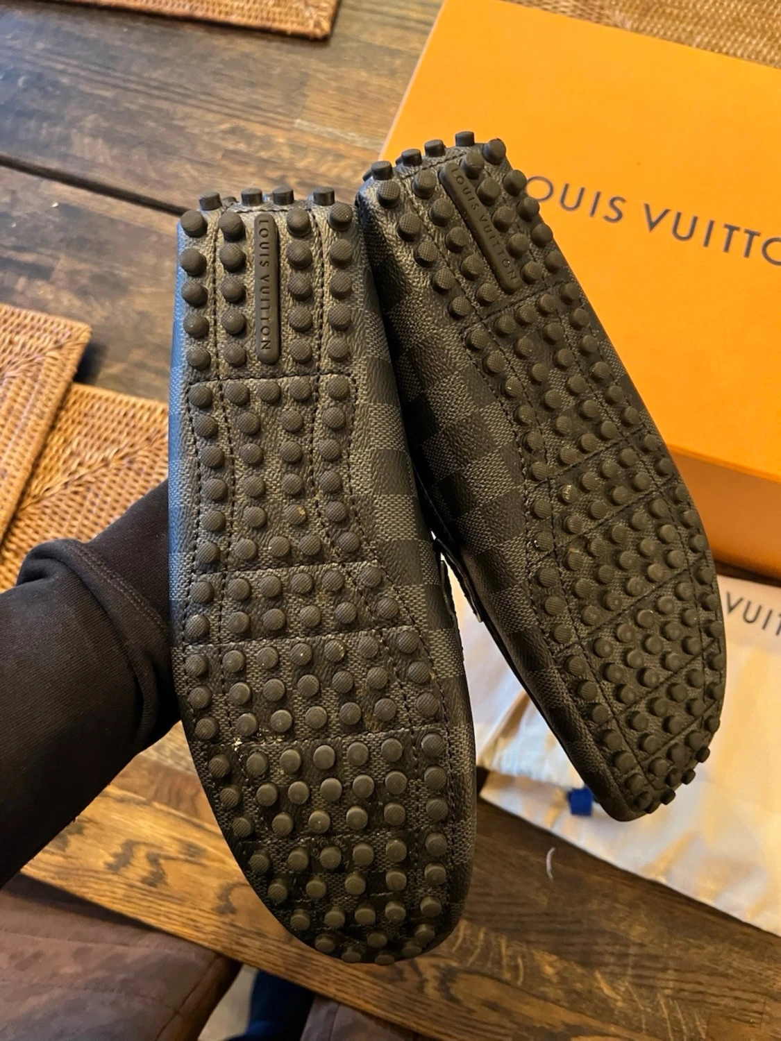 Louis Vuitton svarta loafers herr - 3