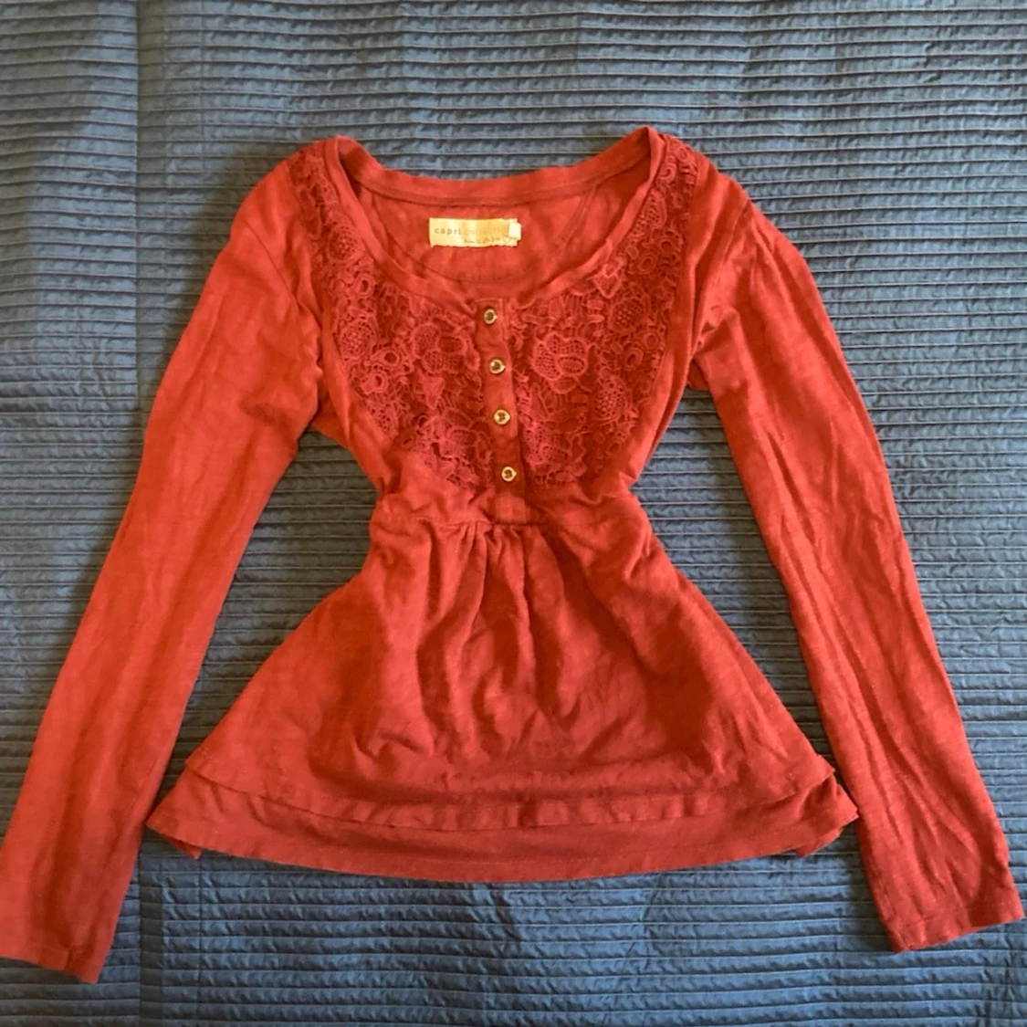 Lace babydoll top