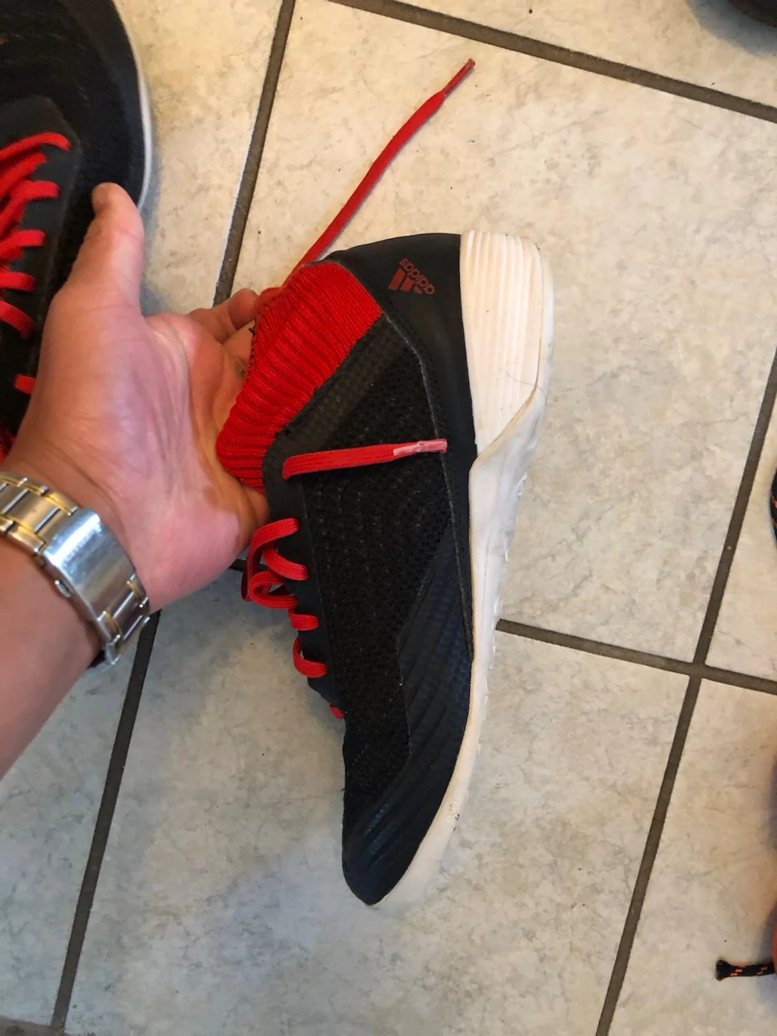 Adidas Predator svart/röd sneakers - 2