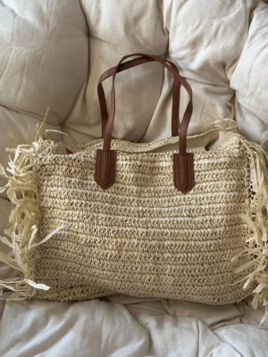 Strandväska raffia - Strandväska raffia 