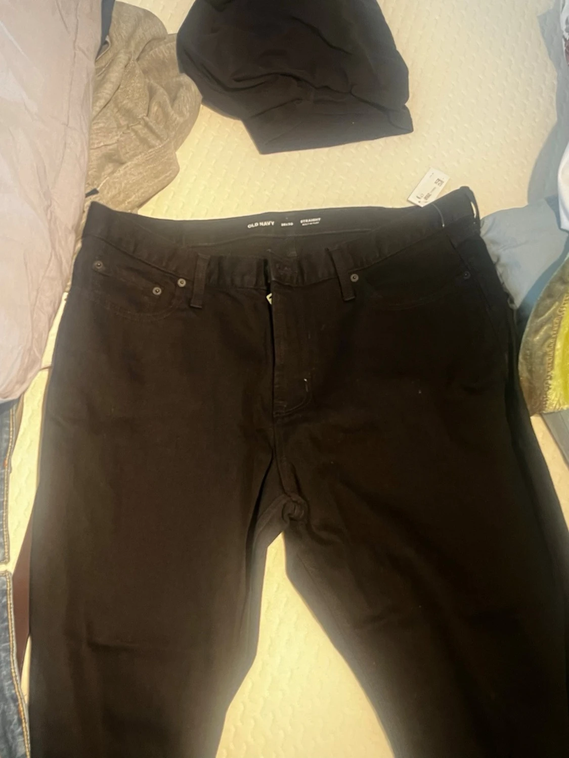 Mörkblå straight jeans Old Navy - 4