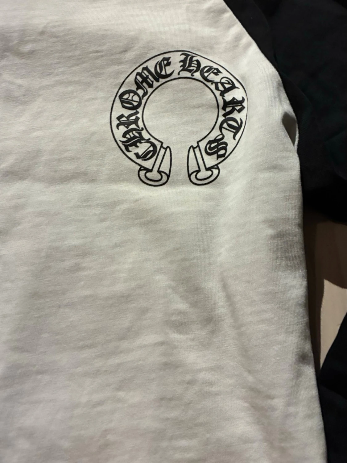 Chrome Hearts svartvit långärmad tröja - 3