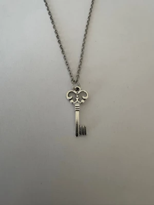 Halsband nyckel - Halsband som inte är i äkta silver/guld. Kedja är oftast 50cm men kan ibland komma i 45cm. Kedja är rostfritt stål, berlock oftast i zinklegering men kan även det i vissa fall vara rostfritt stål. Be gärna om mått på berlock om detta är viktigt då bilderna är missvisande när det gäller hur stora dom är! 🌹❤️  Allt är nytt.  Bud accepteras inte 🥰🌹