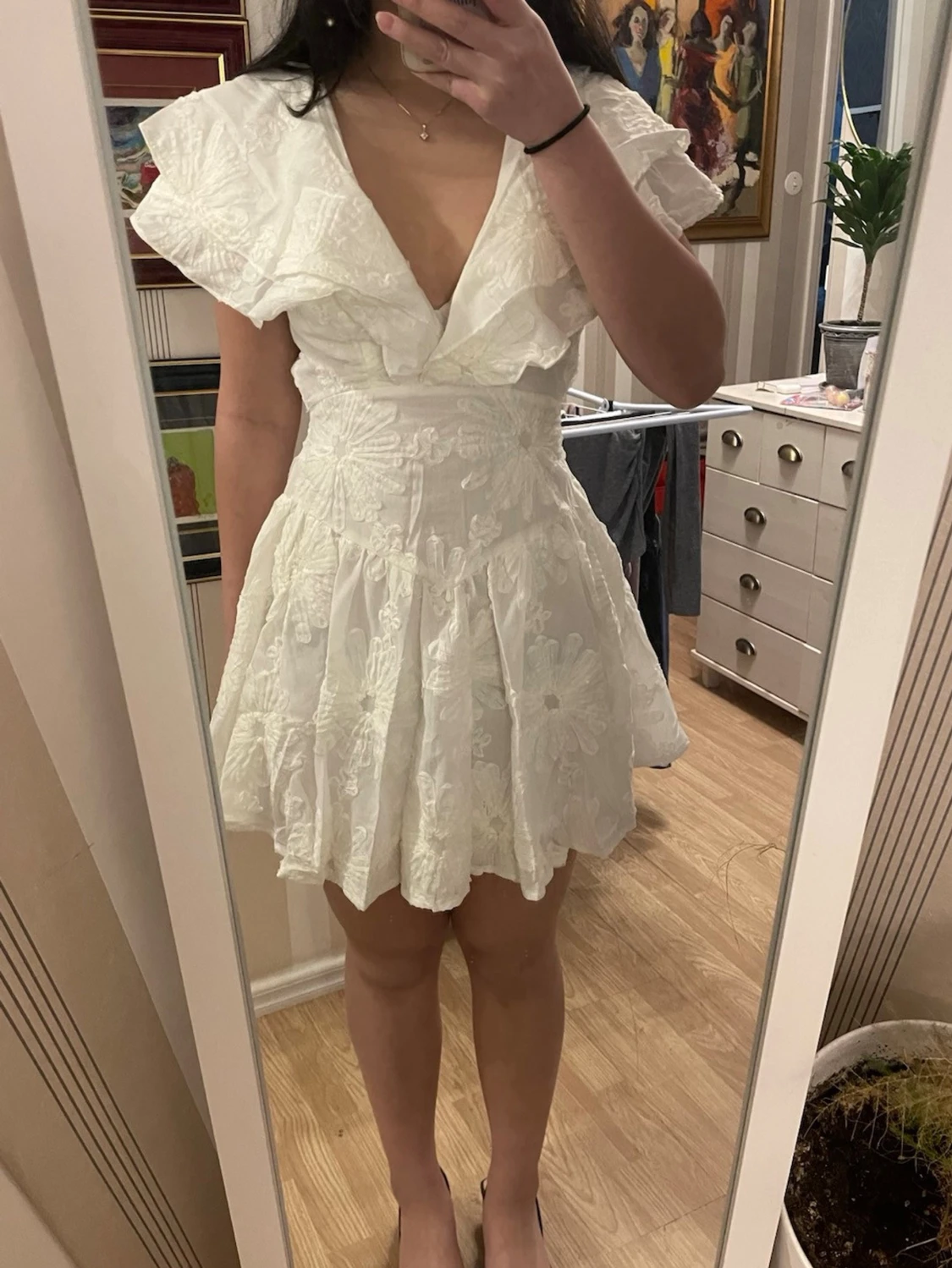 Studentklänning vit - 1