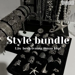 Style bundle, paket 3 - Vi är Rebelle UF och erbjuder personligt anpassade style bundles!   I detta paket erbjuder vi: tre styckna accessoarer   Om du funderar på att köpa kan du gärna skicka ett meddelande till oss här på plick eller på instagram (@rebelle.uf) där du skickar in dina inspirationsbilder samt storlekar och eventuella stilpreferenser! 🩷  Vi säljer dessutom enstaka plagg om du inte är intresserad av ett helt stilpaket men bara ett plagg, kika in på vår profil!🫶
