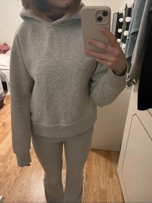 Grå hoodie - Snygg grå hoodie i fint skick✨