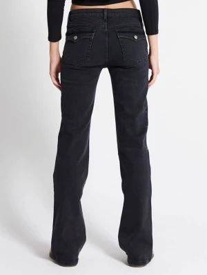 Lager 157 jeans - Säljer ett par mörkgrå bootcut jeans med medel/låg midja i xs/full lenght från lager 157💕