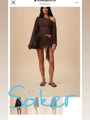 Freia resort - Söker detta set från freia resort i antingen brun eller svart i storlek xs-m 