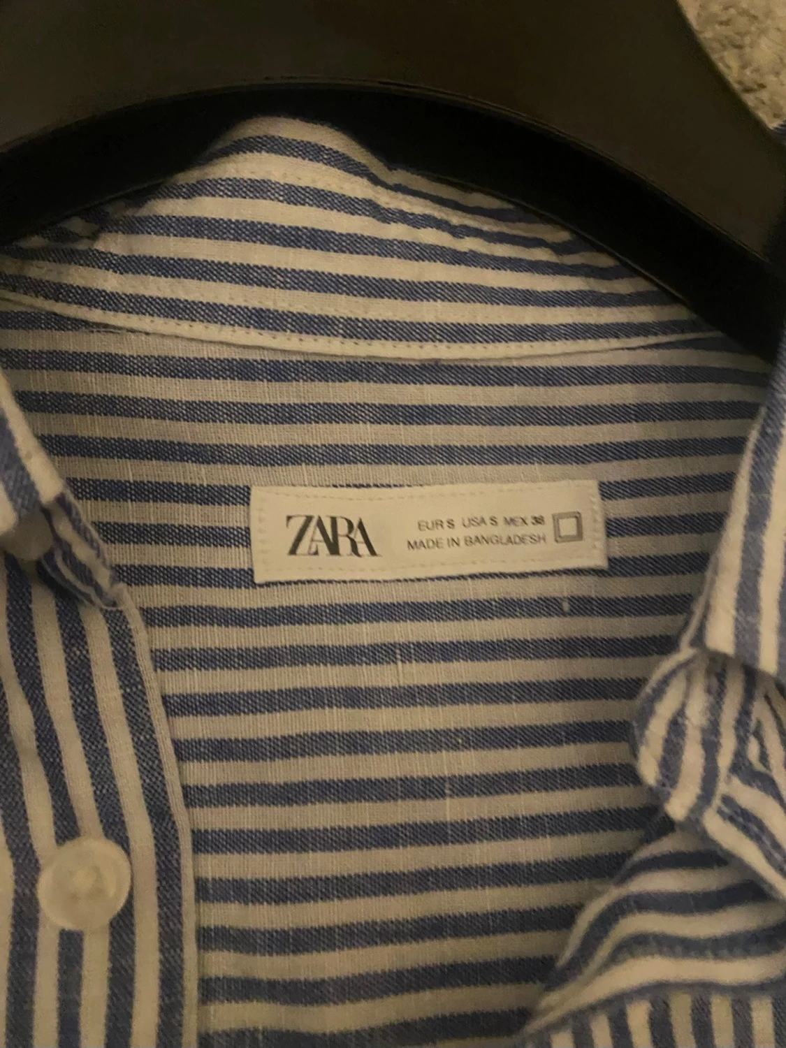 Blårandig skjorta från Zara - 1