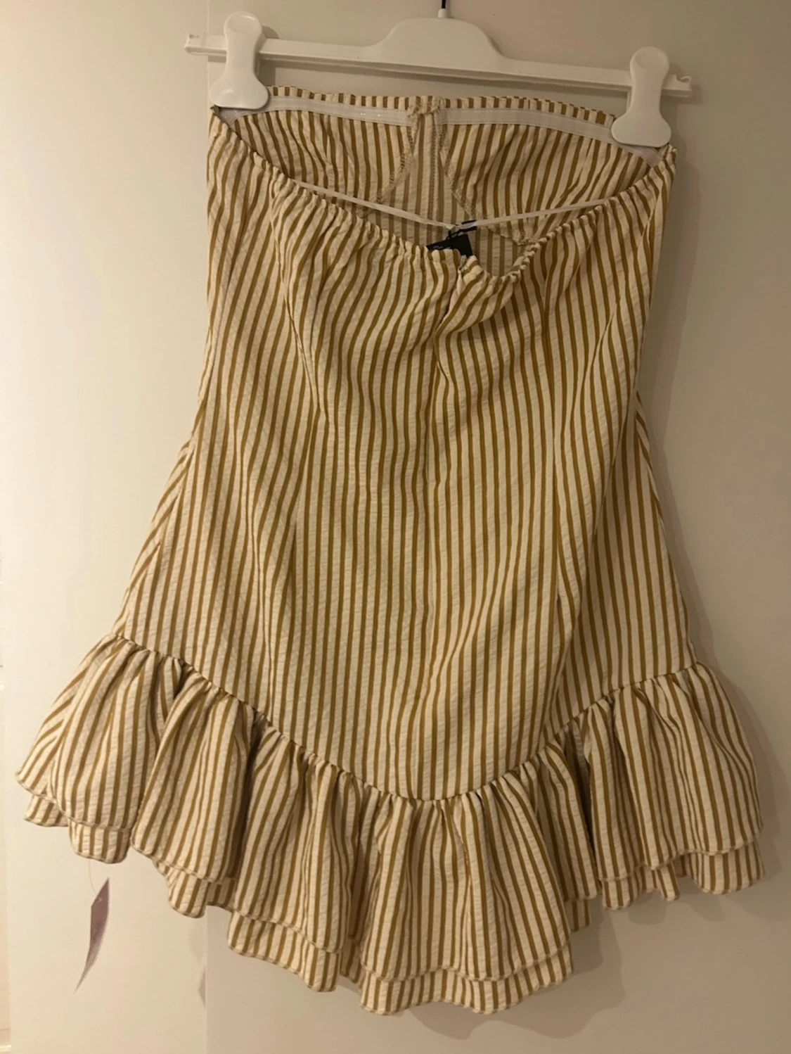 Randig bandeau klänning - 3
