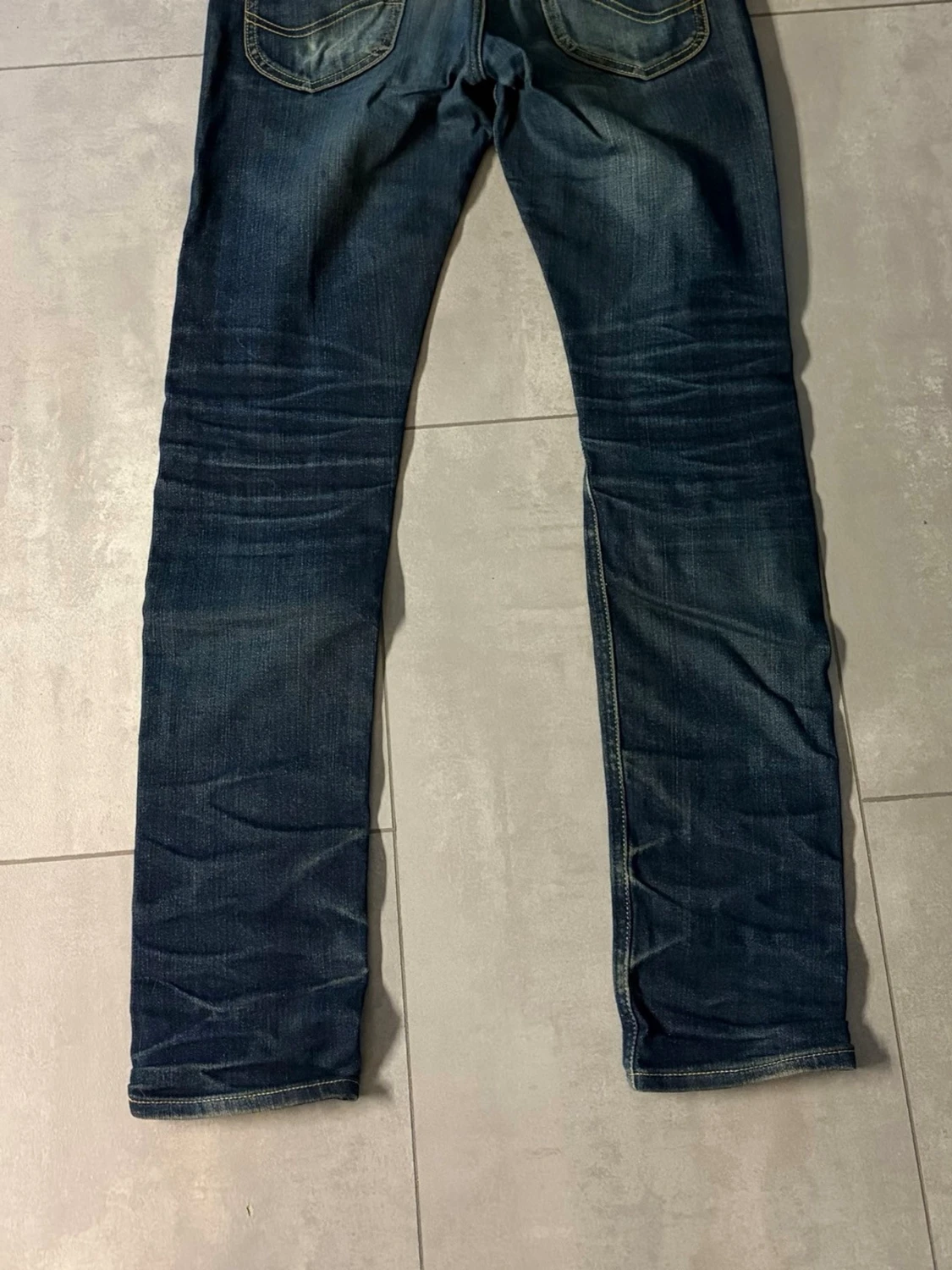 Blåa Lee jeans - 1