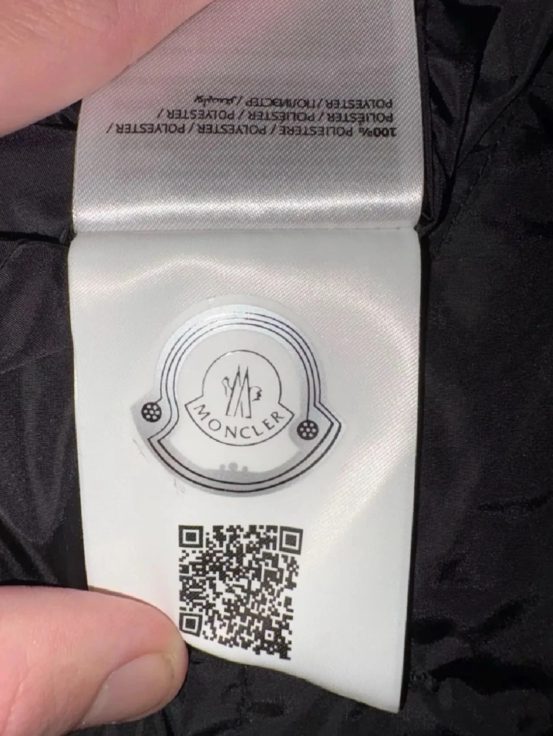 Svart vindjacka från Moncler - 2