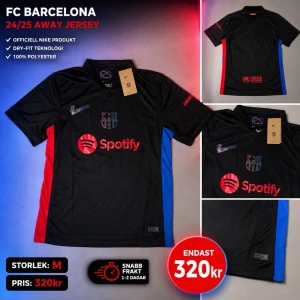 FC Barcelona 24/25 bortatröja Nike - Säljer en snygg FC Barcelona tröja 24/25 i storlek M. Väldigt bra skick och riktigt clean färger 🔥 Pris: 320kr Snabb frakt 📦