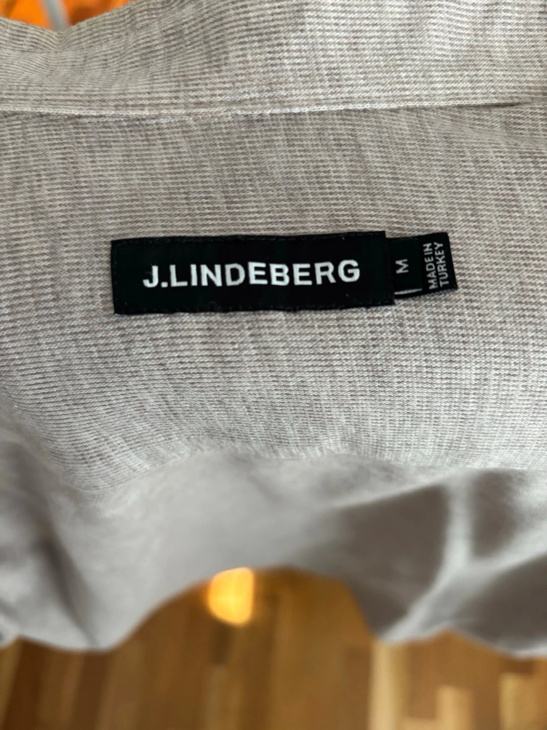 Beige J.LINDBERG skjorta i bomull med knappar - 2