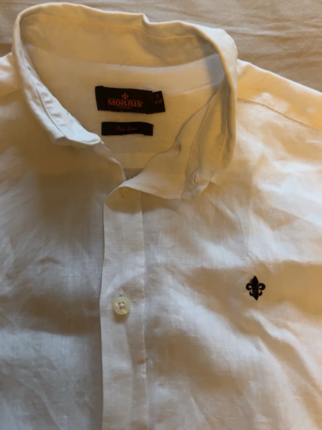 Vit linneskjorta från Morris - 1