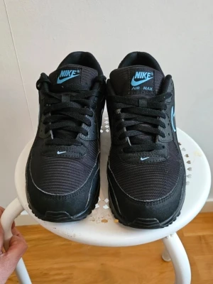 Nike Air Max svarta sneakers - Svarta orginal Nike Air Max 90. Använd någon enstaka gång så som helt nya. Storlek 44