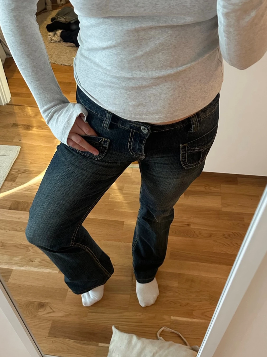 Bootcut vintage jeans - 1