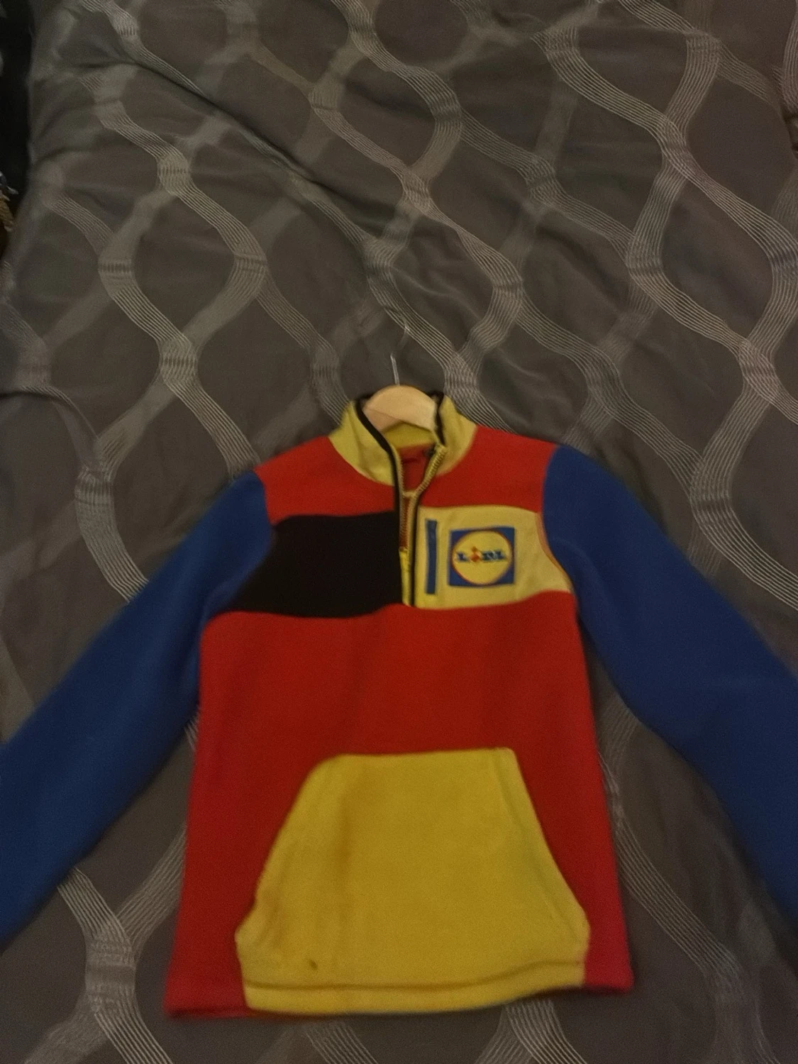 Färgglad fleece från Lidl