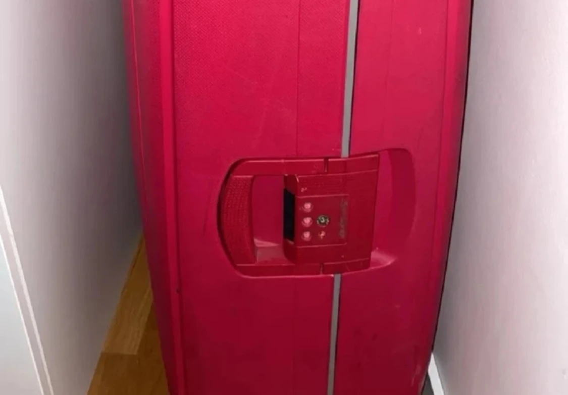 Rosa hård resväska med hjul - 2