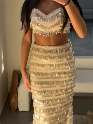 tvådelat set - Kjol och topp set perfekt för bröllop ele förlovning