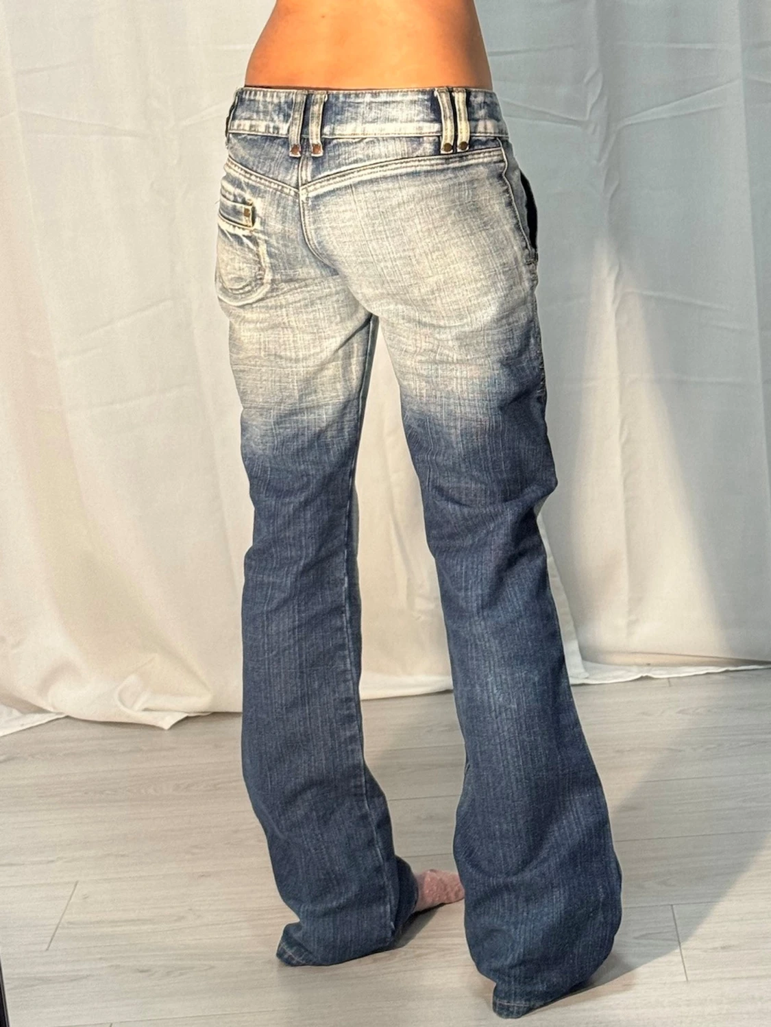 Low bootcut jeans 10128 - 1