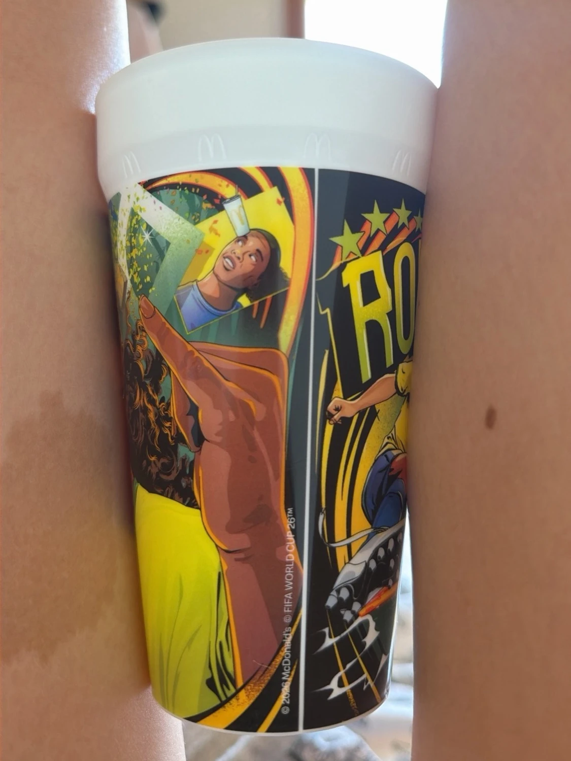 World cup plastmugg med Ronaldinho  - 3