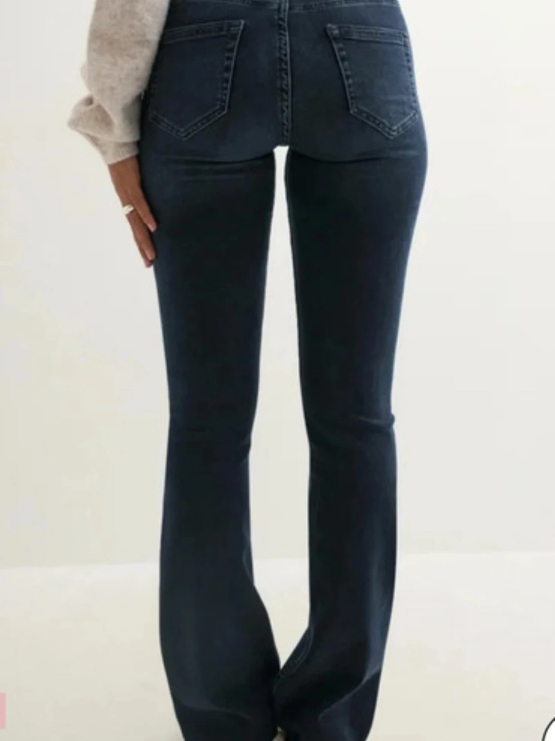 Mörkblå bootcut jeans från only - 1