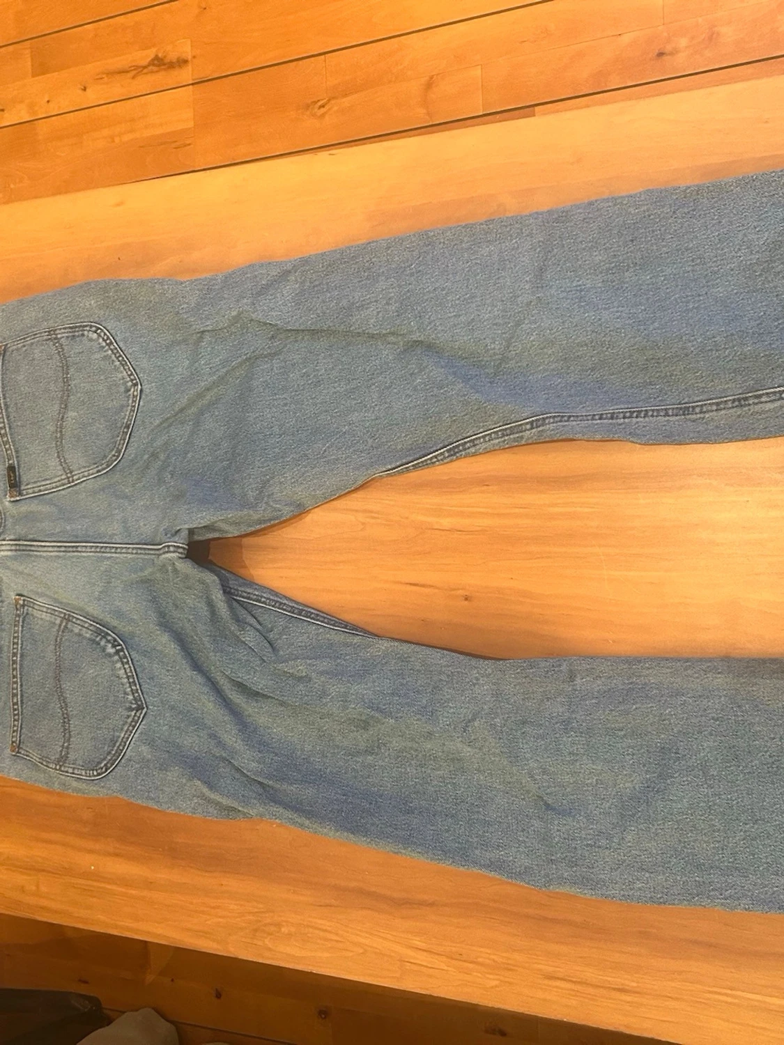 Klassiska raka blå jeans från Lee - 1