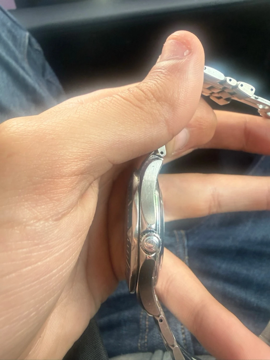 Omega Seamaster blå klocka i stål - 1