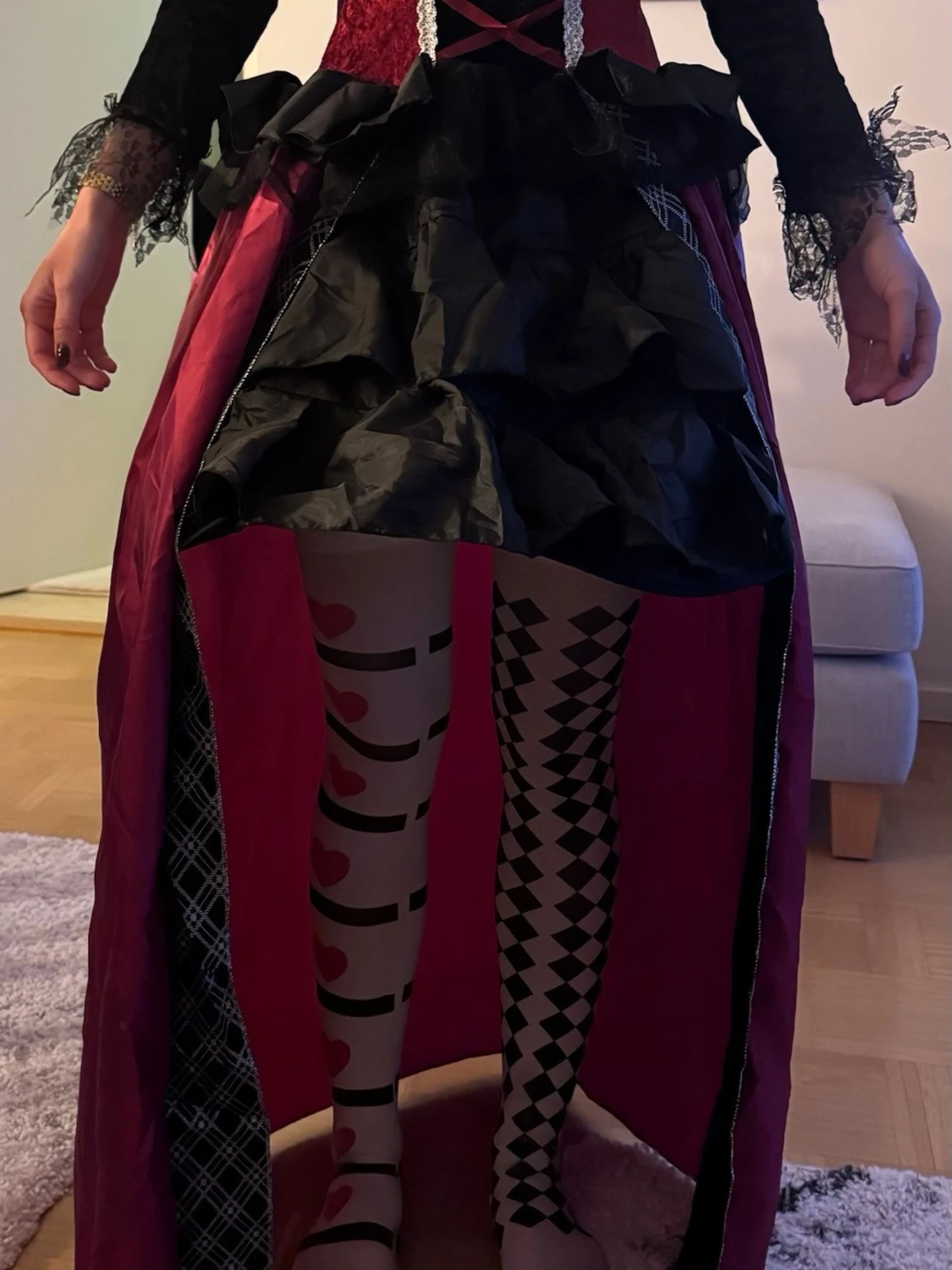  maskeradklänning ex Queen of heart