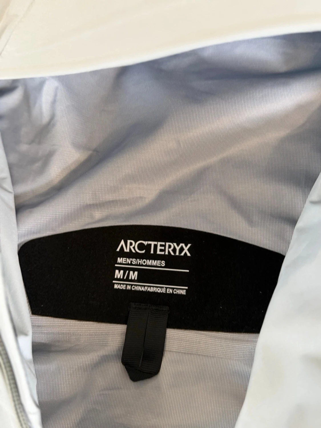 Baby blue Arc'teryx rain jacket - 3